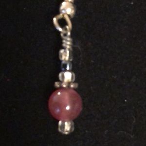 Pink & Silver Earrings